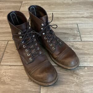 Red Wing Men’s Iron Ranger 8111 - Amber Harness - Size 9.5 D US